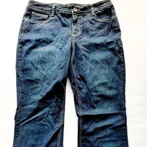 Sonoma Womens Jeans Bootcut Dark Wash Denim Size 10